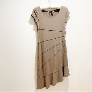 ATHLETA CRESCENDO Asymmetrical Hem Knit Dress